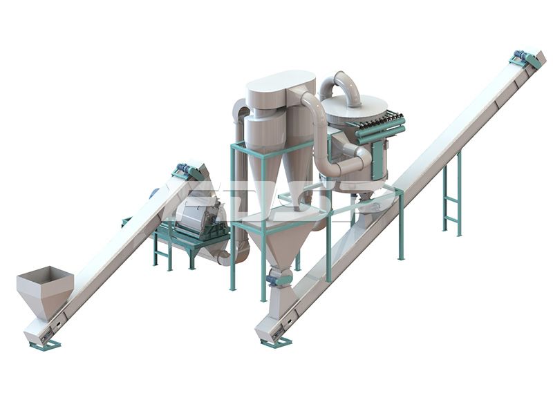 時產3-5噸建筑模板制粒生產線